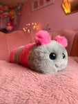 WATERMINT PUDGEPUFF CATERPILLAR - Handmade Luxury Weighted Pudgepuff Doll