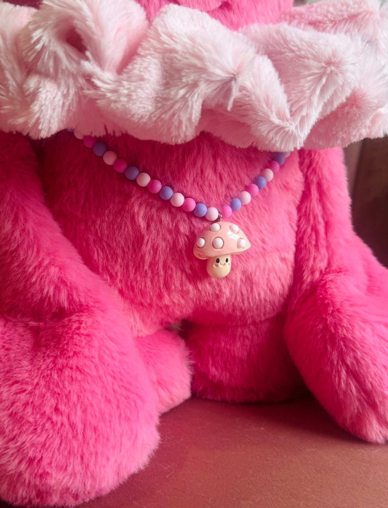 PINK MUSHMALLOW PUDGEPUFF - Handmade Luxury Weighted Pudgepuff Doll