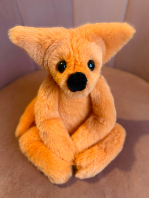 ORANGE FOX - Handmade Luxury Weighted Fox Doll