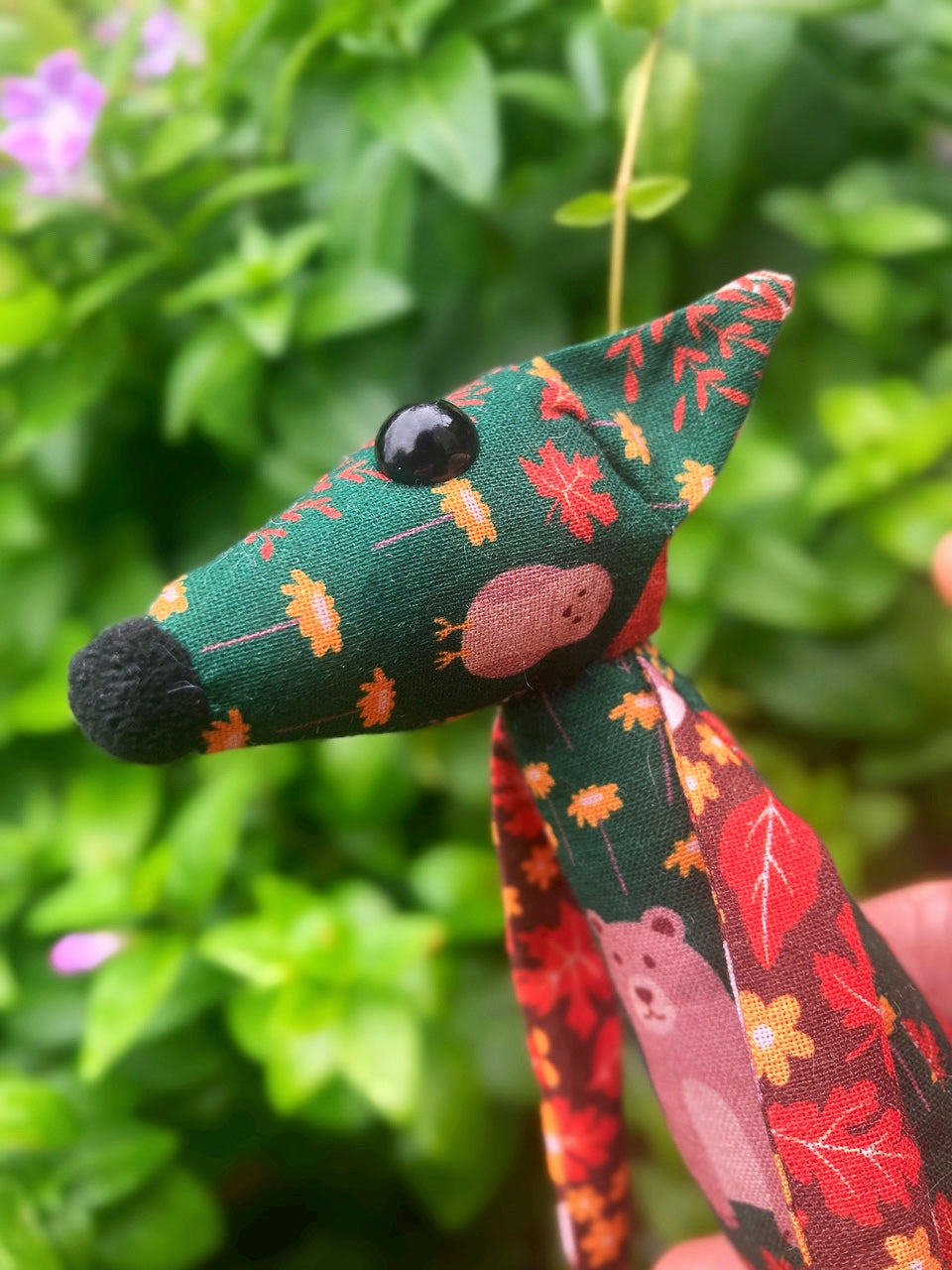 “WOODLAND FRIENDS” FOX CUB - Handmade Weighted Cotton Fox Doll