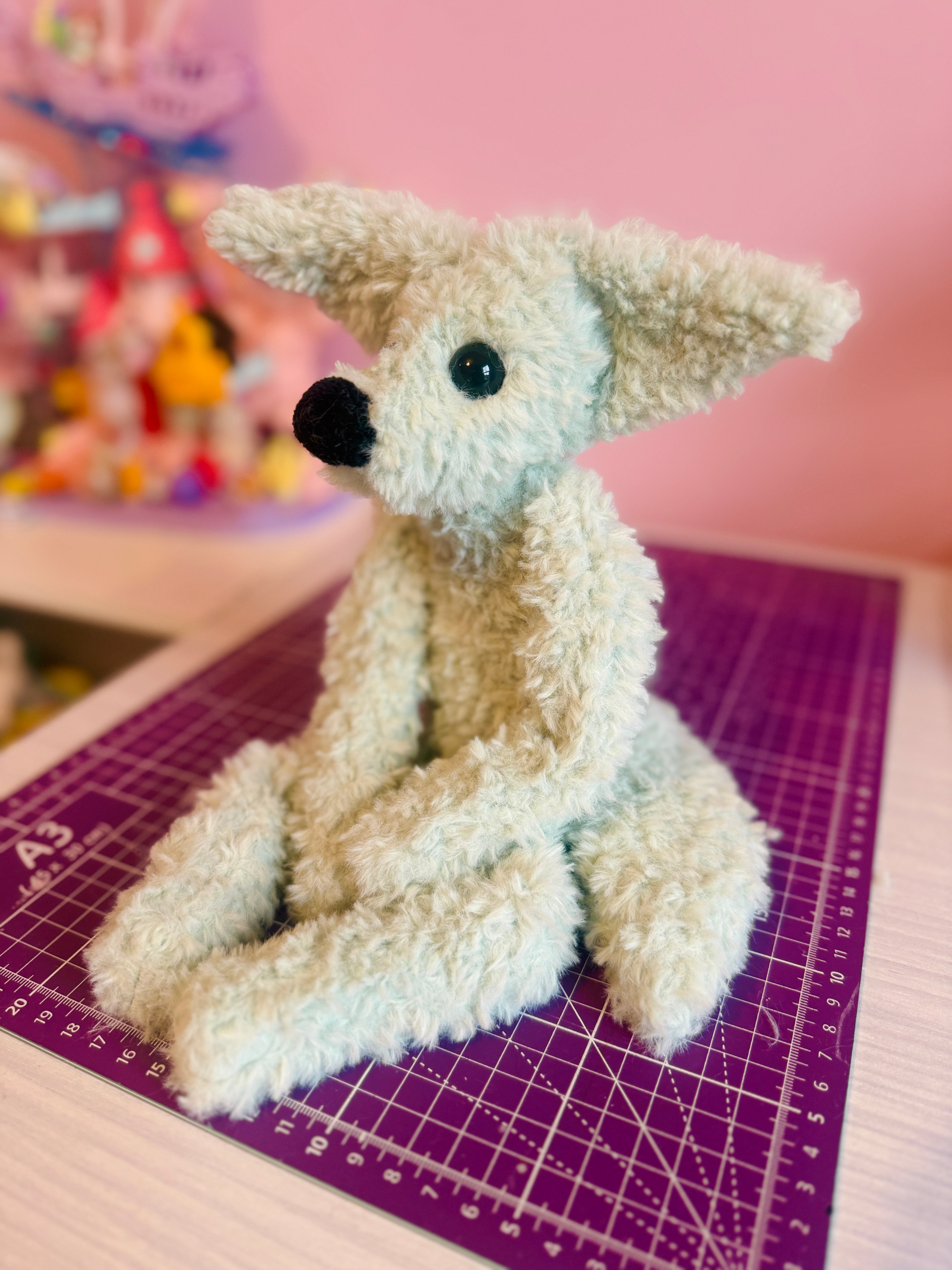 WILLOWMOSS FOX (Large) - Handmade Luxury Weighted Plush Doll – The