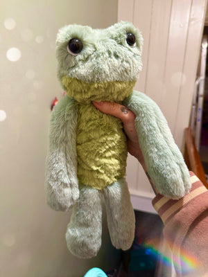 FERAL FROG - Handmade Luxury Weighted Fox Doll