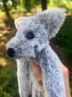 WEREFOX - Handmade Luxury Weighted Plush Fluffy Fox Doll