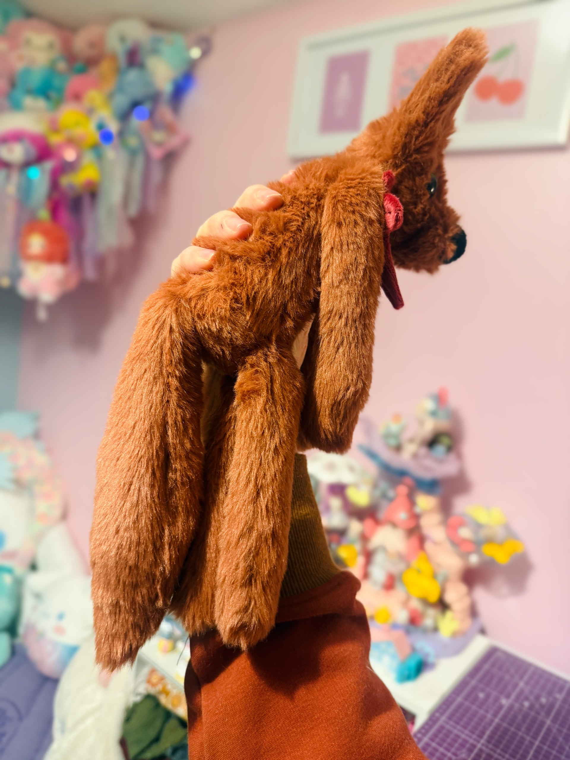 MAPLE FOX - Handmade Luxury Weighted Fox Doll