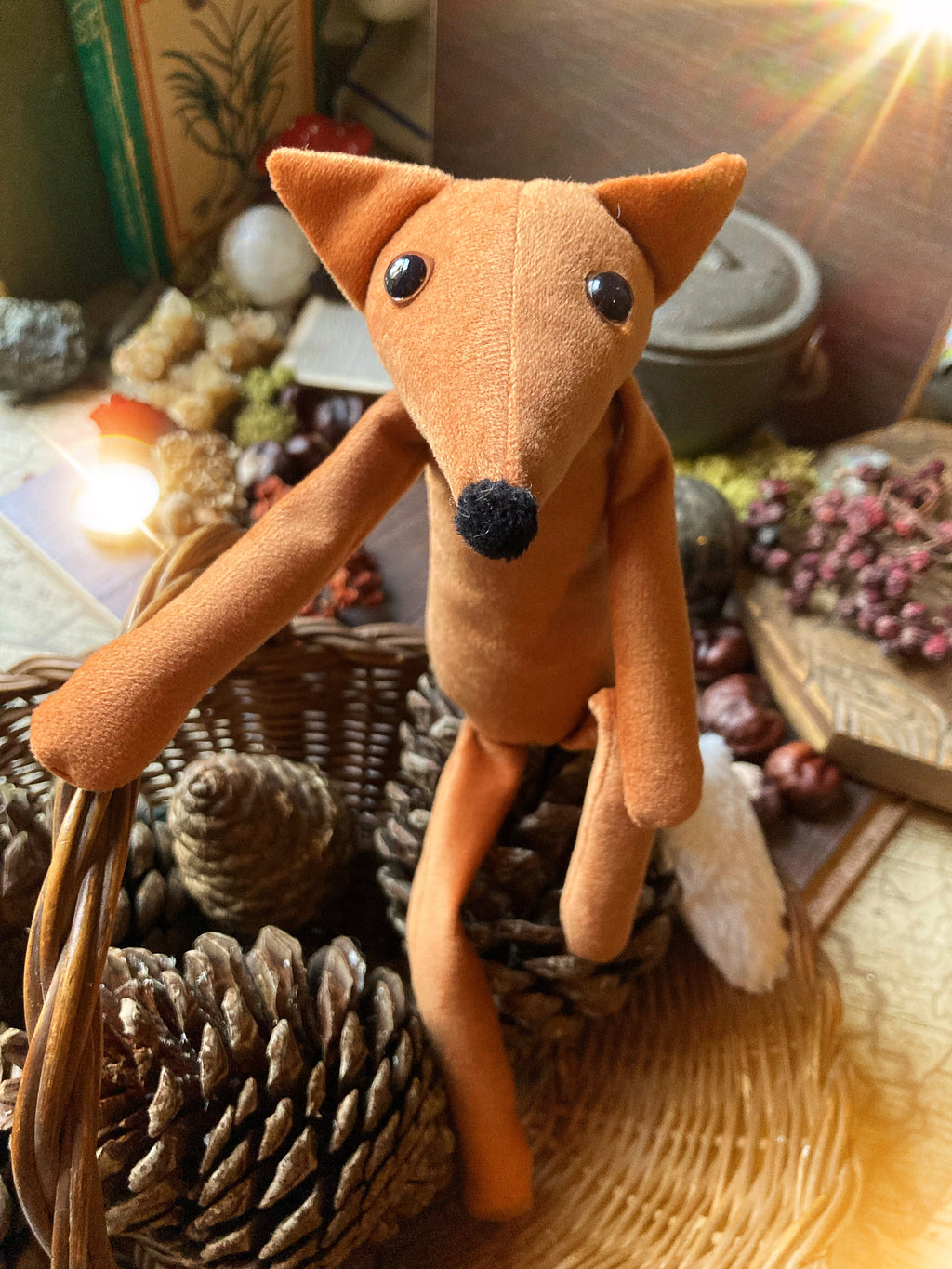 FOX CUB - Handmade Weighted Plush