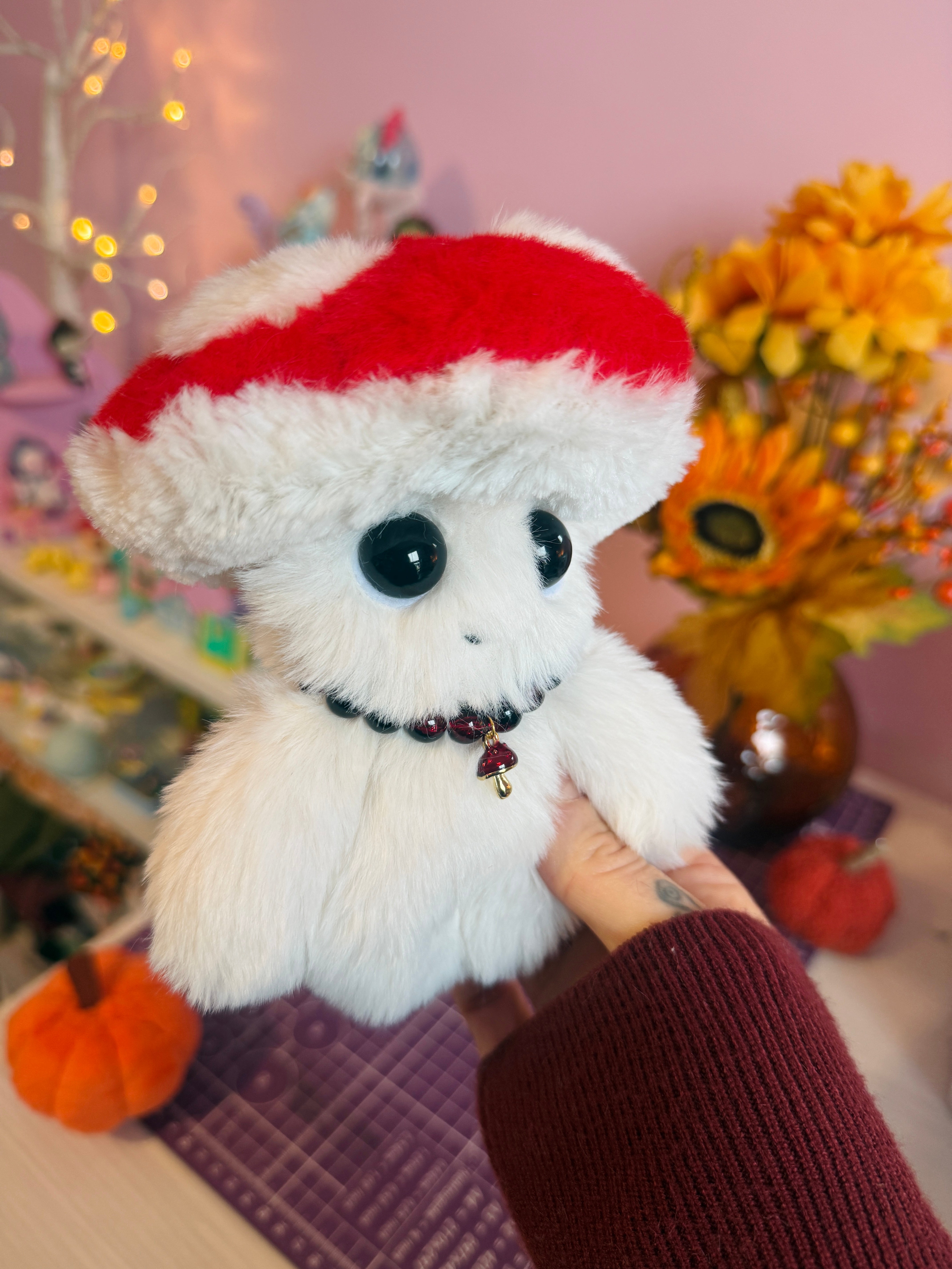 AMANITA PALMPUFF - Handmade Mini Luxury Weighted Doll