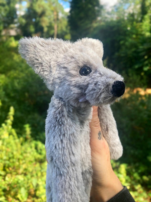 WEREFOX - Handmade Luxury Weighted Plush Fluffy Fox Doll