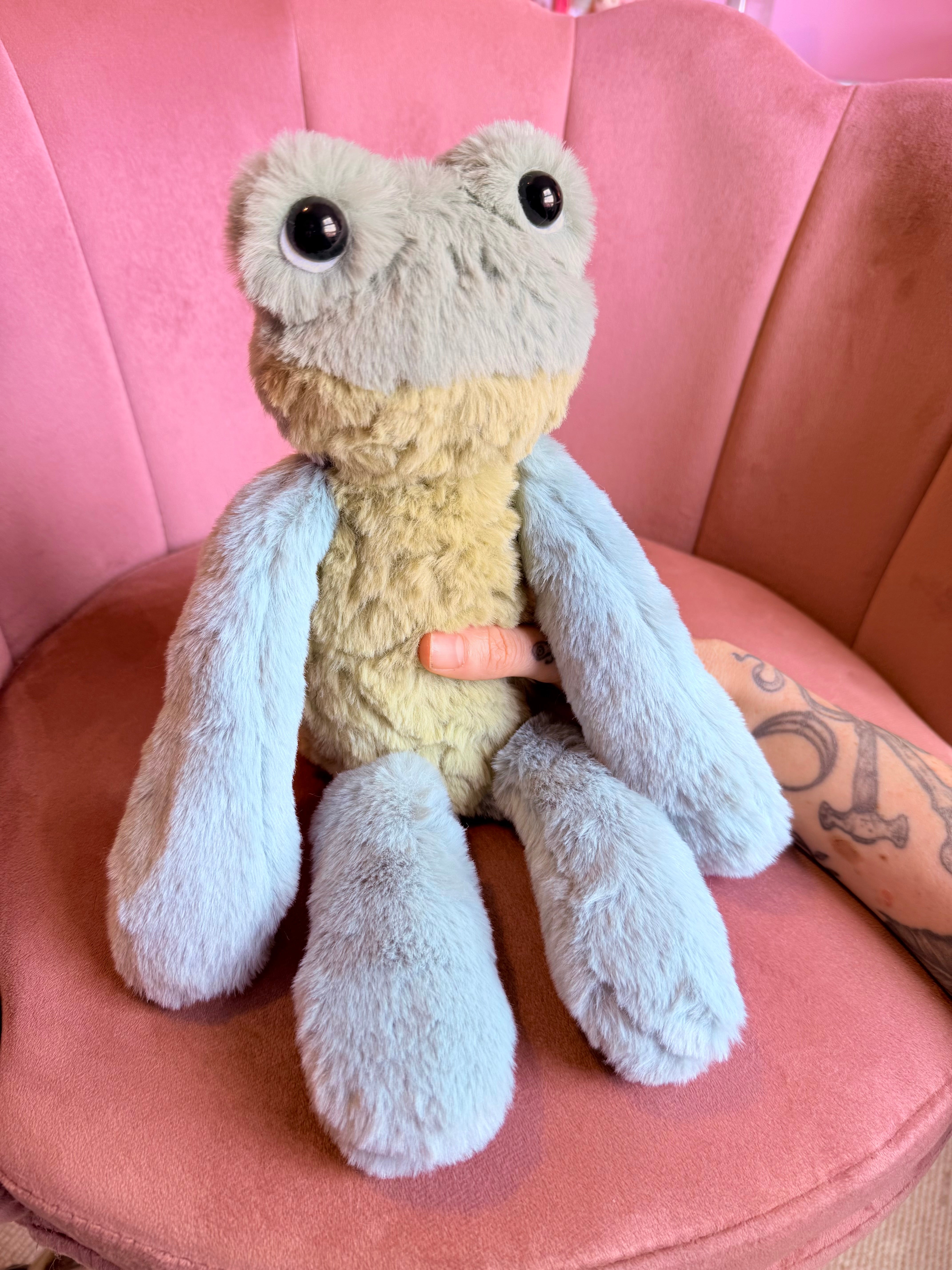 FERAL FROG - Handmade Luxury Weighted Fox Doll