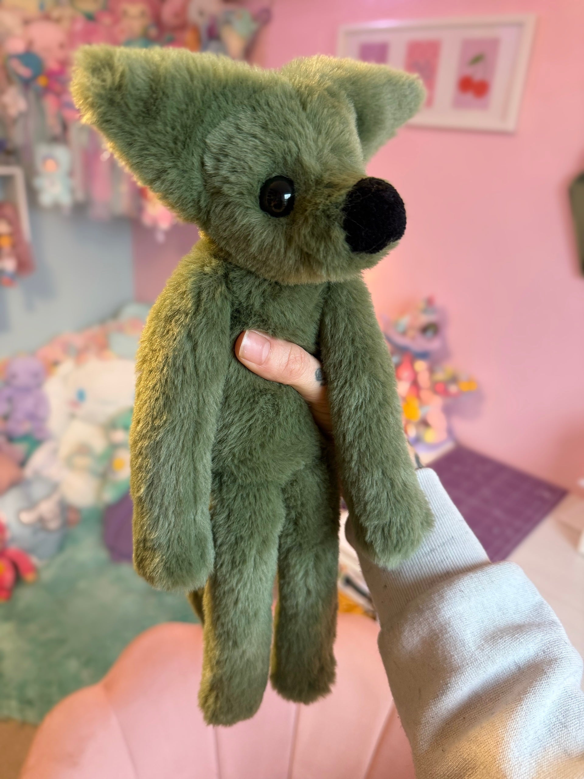 HUNTER FOX - Handmade Luxury Weighted Fox Doll