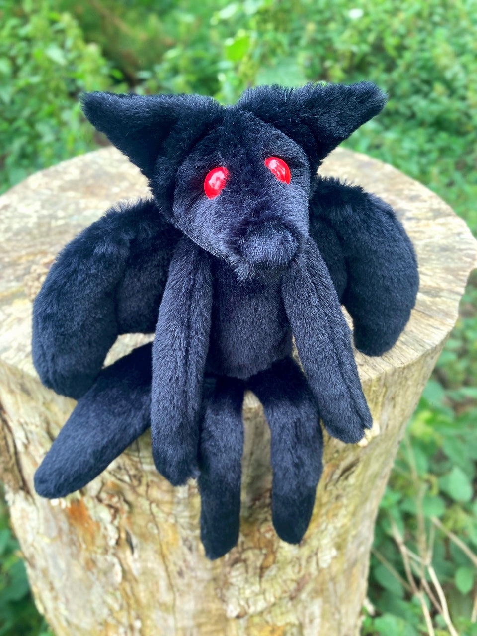 MOTHFOX (B) - Mothman Inspired Handmade Luxury Weighted Plush Doll