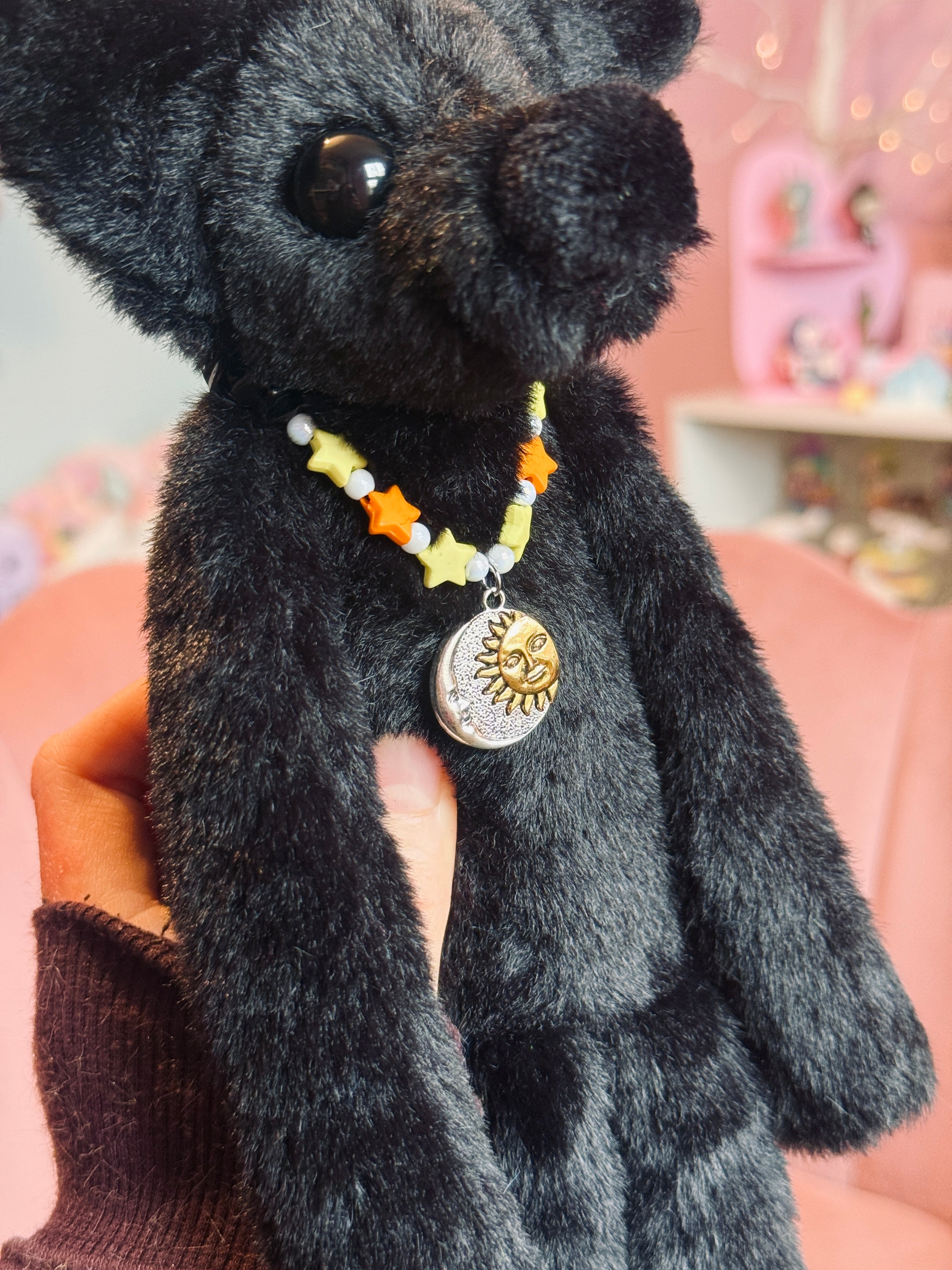 ONYX FOX - Handmade Luxury Weighted Fox Doll