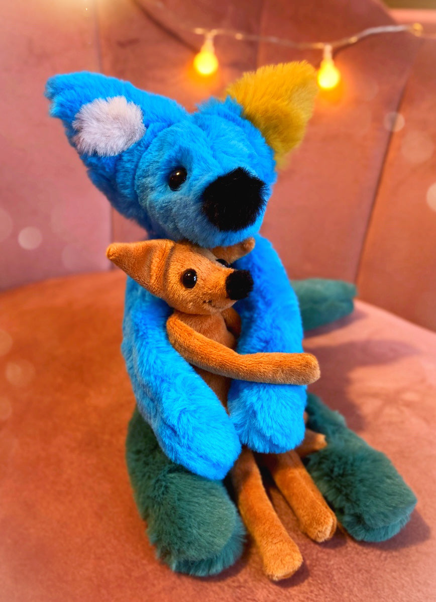 TINY RED FOX - Mini Handmade Luxury Weighted Fox Doll