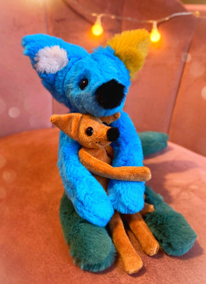 TINY RED FOX - Mini Handmade Luxury Weighted Fox Doll