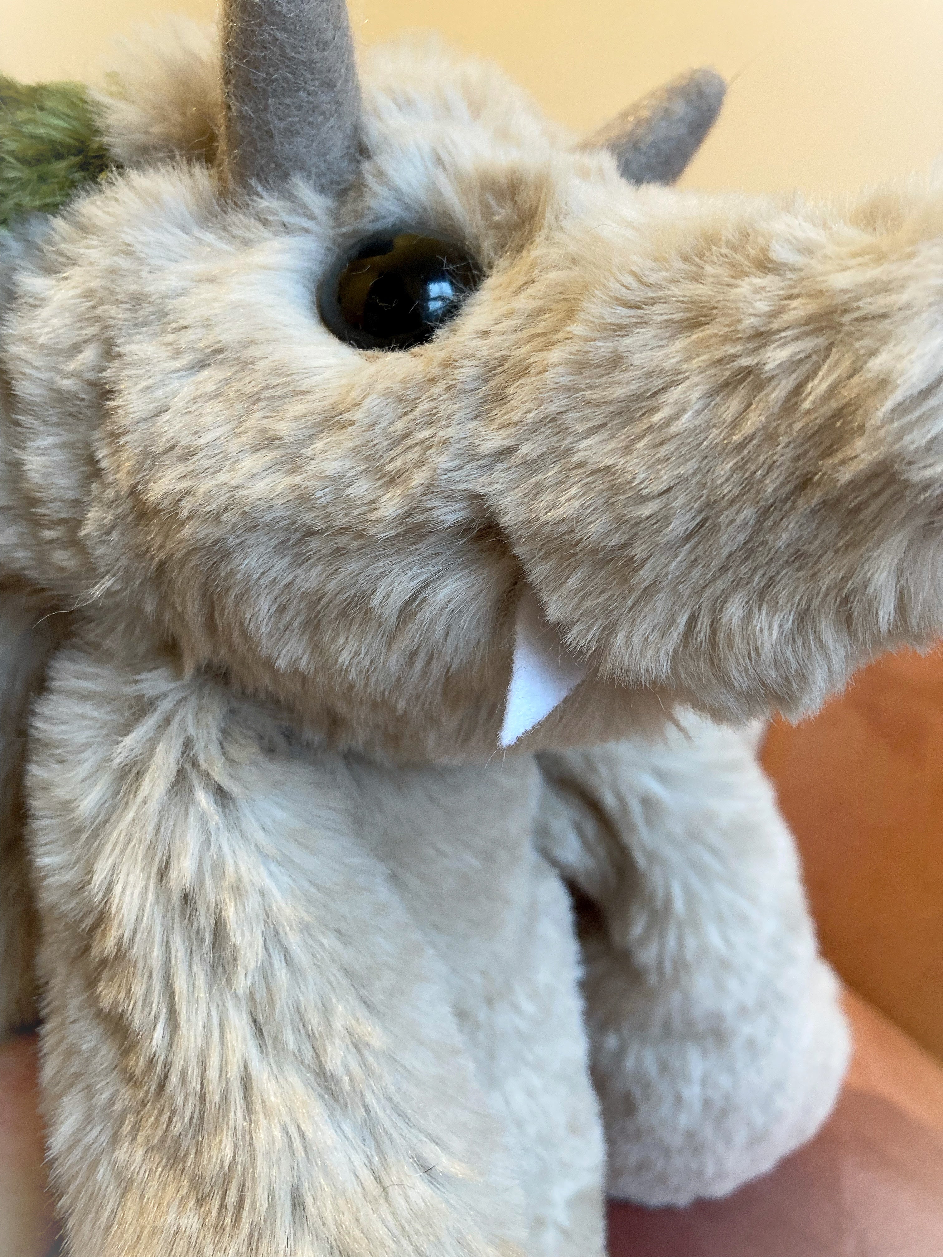 XL GARGOYLE FOX - Handmade Luxury Weighted Plush Fluffy Fox Doll