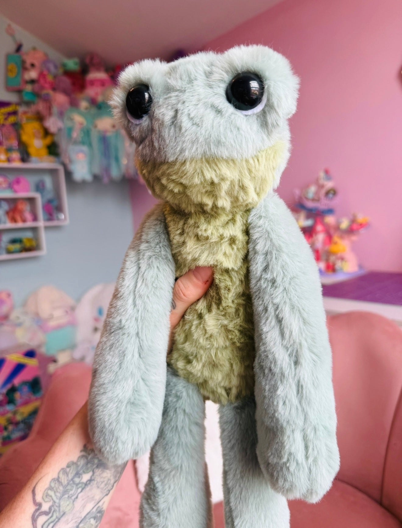 FERAL FROG - Handmade Luxury Weighted Fox Doll