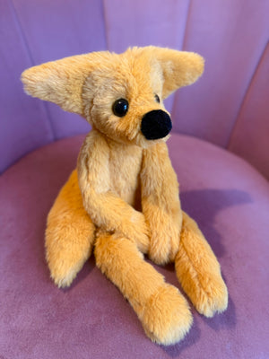 SUNSHINE FOX - Handmade Luxury Weighted Fox Doll