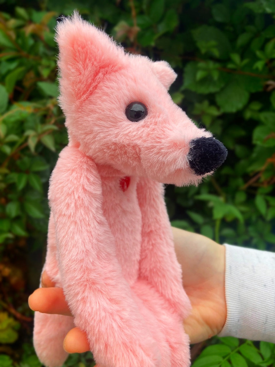 HOPEFUL HEART FOX - Handmade Luxury Weighted Plush Fluffy Fox Doll