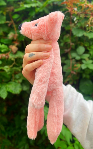 HOPEFUL HEART FOX - Handmade Luxury Weighted Plush Fluffy Fox Doll