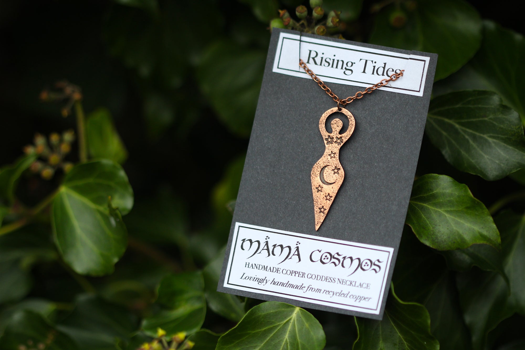 MAMA COSMOS Handmade Copper Goddess Necklace