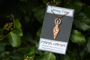 MAMA COSMOS Handmade Copper Goddess Necklace
