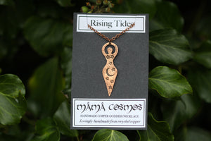 MAMA COSMOS Handmade Copper Goddess Necklace
