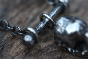 LETTING GO Bat Skull Necklace