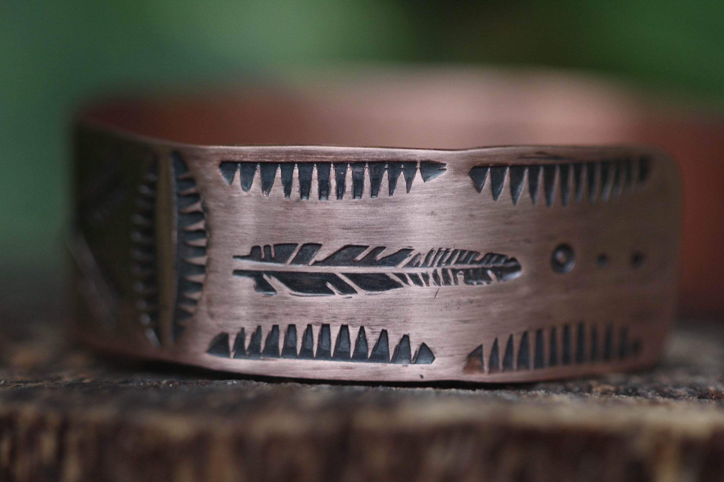 AS ABOVE SO BELOW Stamped Copper Cuff (Adjustable)