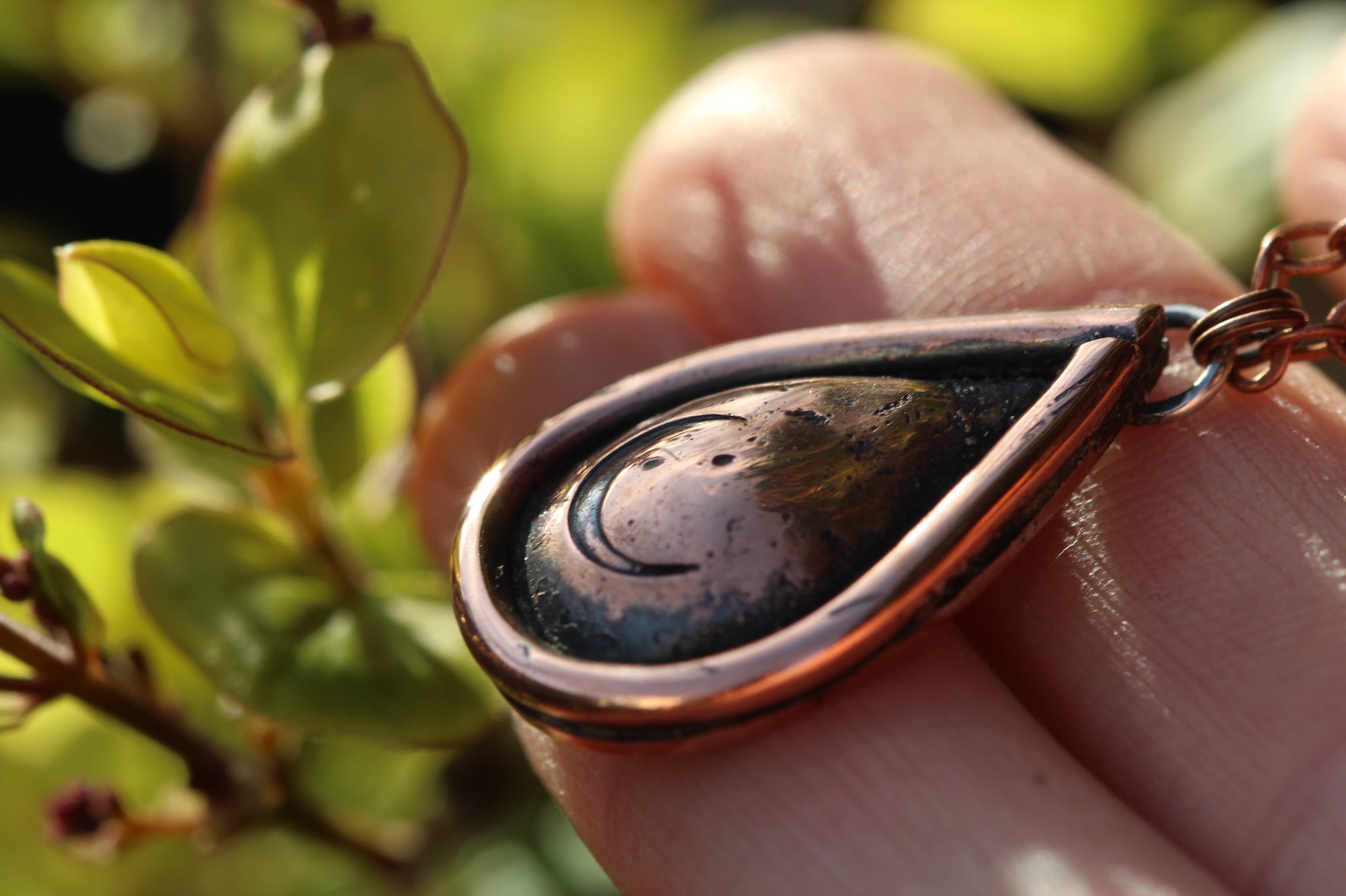 RELEASE + RECEIVE Handmade Copper Necklace
