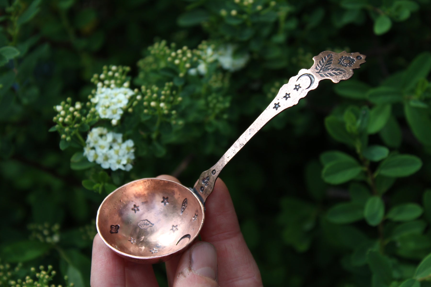 WITCHES SPOON No. 2 - Handmade Copper Spoon