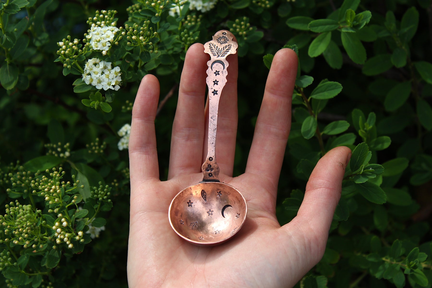 WITCHES SPOON No. 2 - Handmade Copper Spoon