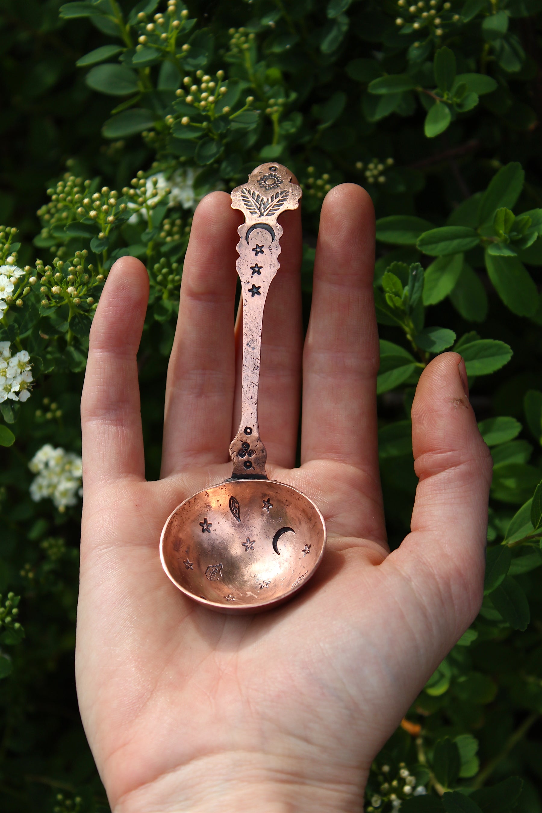 WITCHES SPOON No. 2 - Handmade Copper Spoon