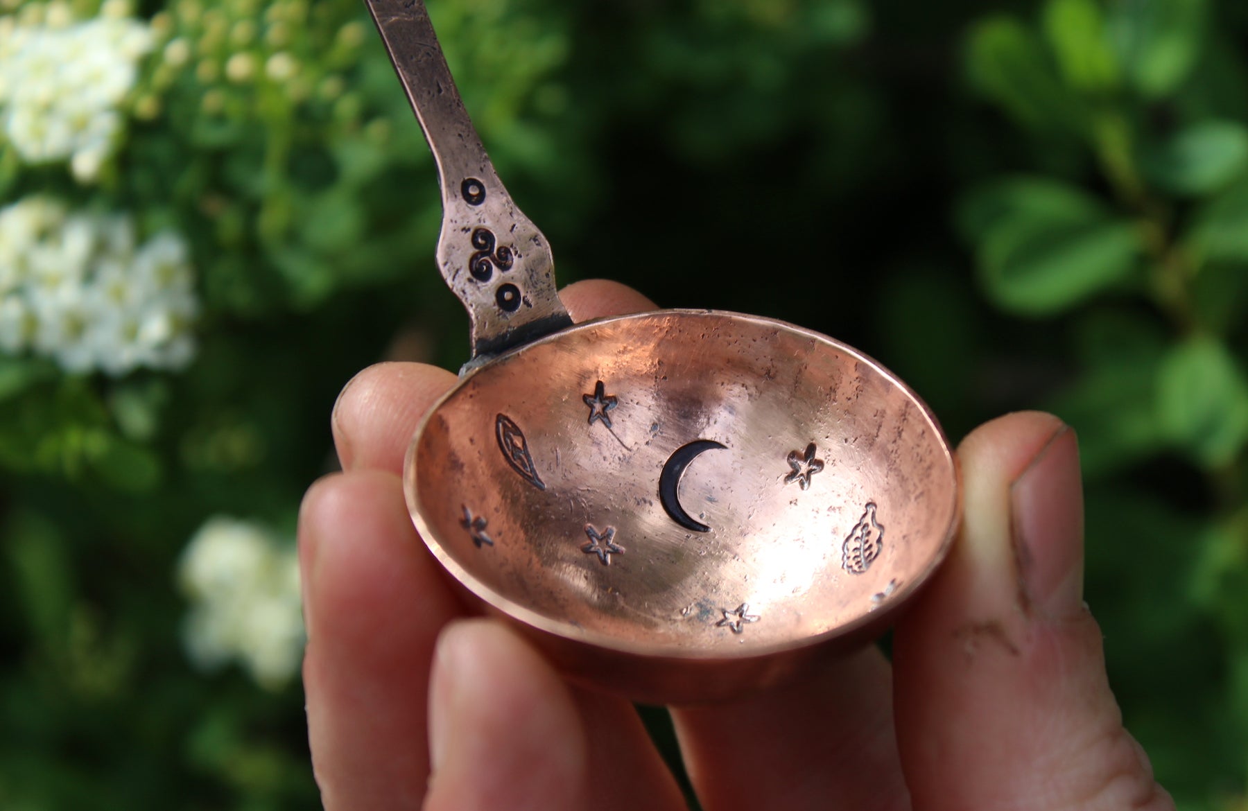 WITCHES SPOON No. 2 - Handmade Copper Spoon