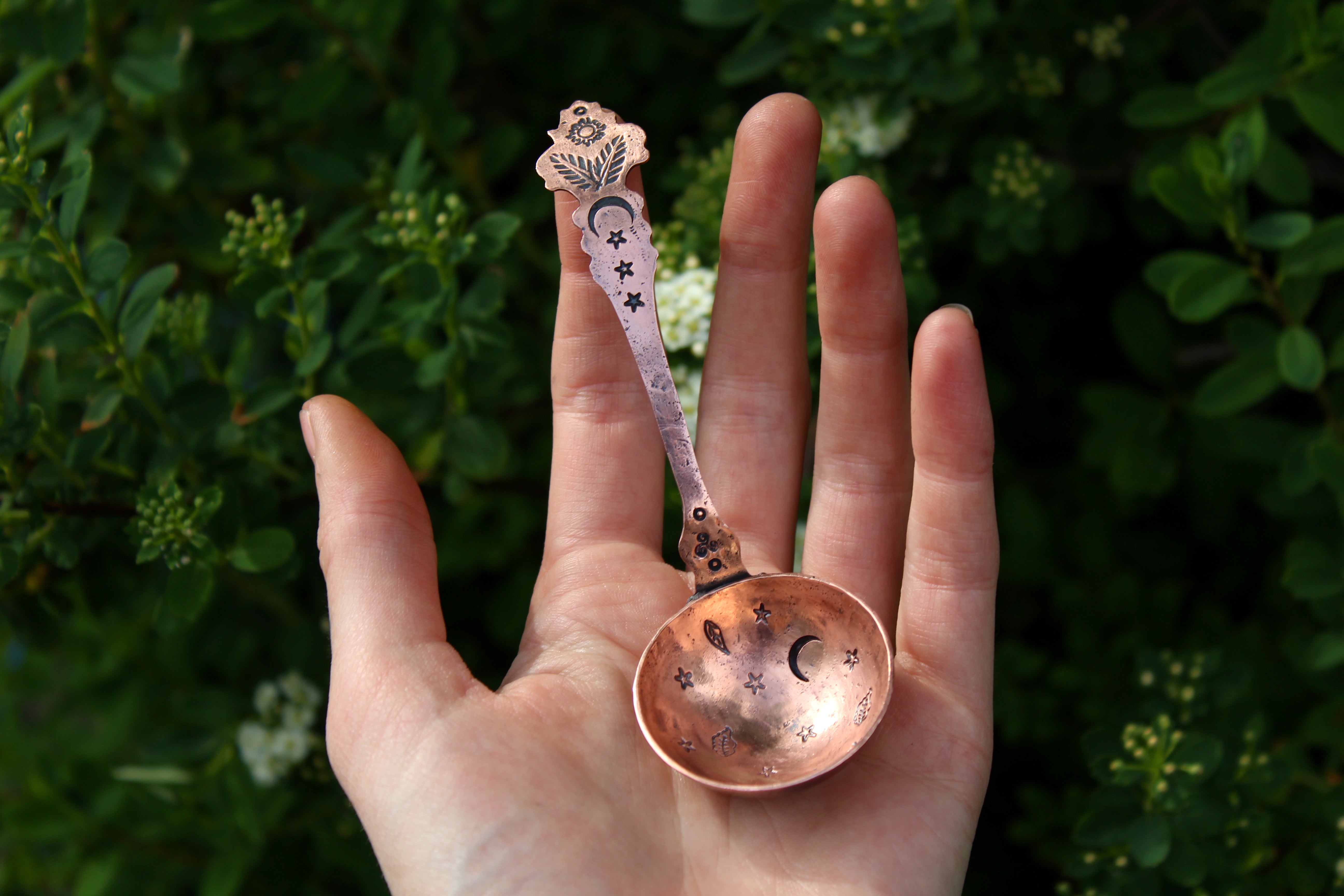 WITCHES SPOON No. 2 - Handmade Copper Spoon