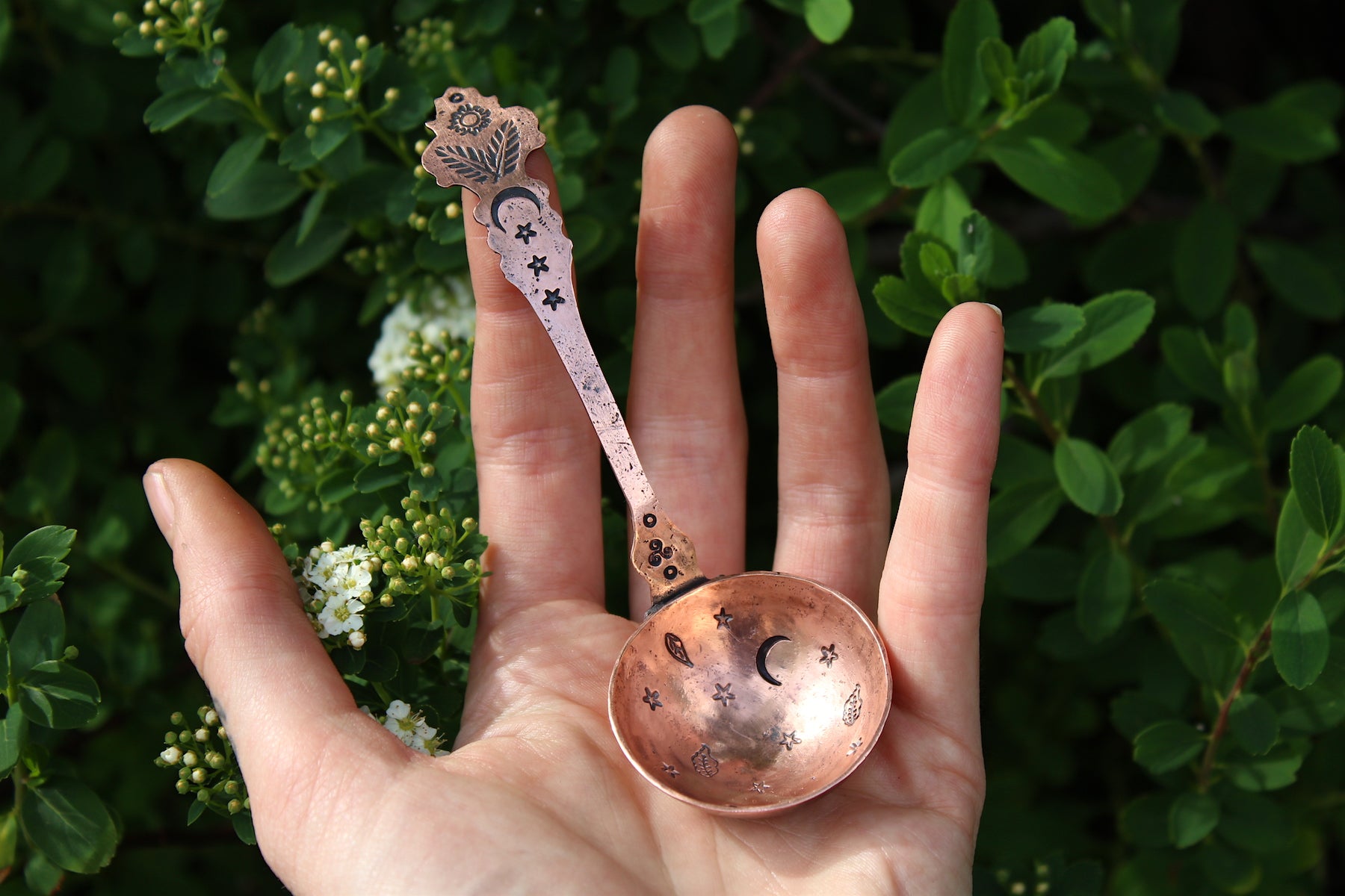 WITCHES SPOON No. 2 - Handmade Copper Spoon