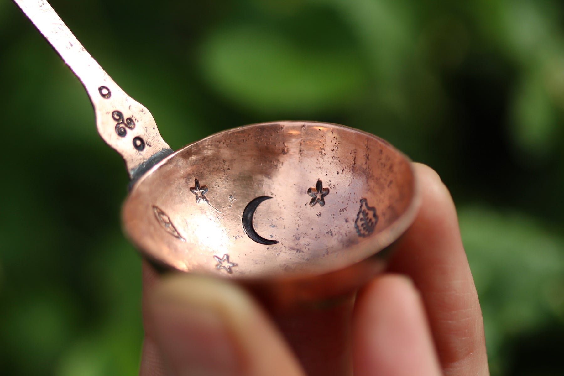 WITCHES SPOON No. 2 - Handmade Copper Spoon