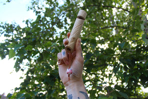 Red Owl Handmade Elder Wood Whistle