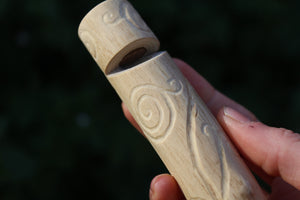 Red Owl Handmade Elder Wood Whistle