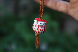 Red Owl Handmade Elder Wood Whistle