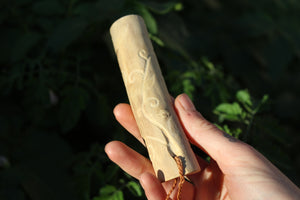 Red Owl Handmade Elder Wood Whistle
