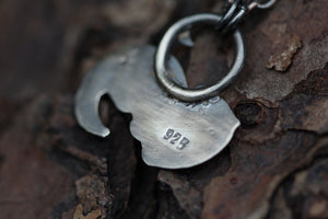 WILD FEMININE Sterling Silver Otter Necklace