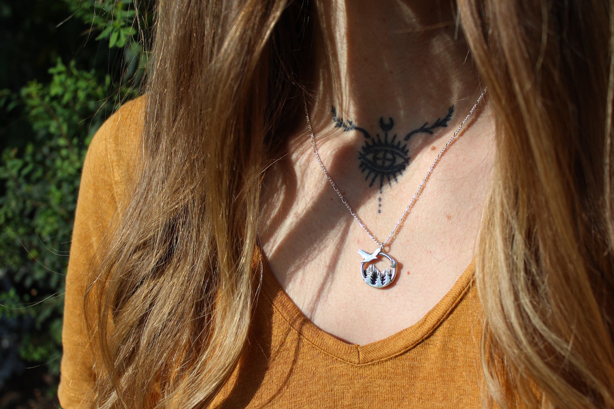 WILDERNESS WITHIN Handmade Sterling Silver Necklace