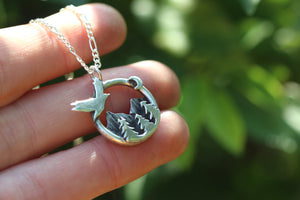 WILDERNESS WITHIN Handmade Sterling Silver Necklace