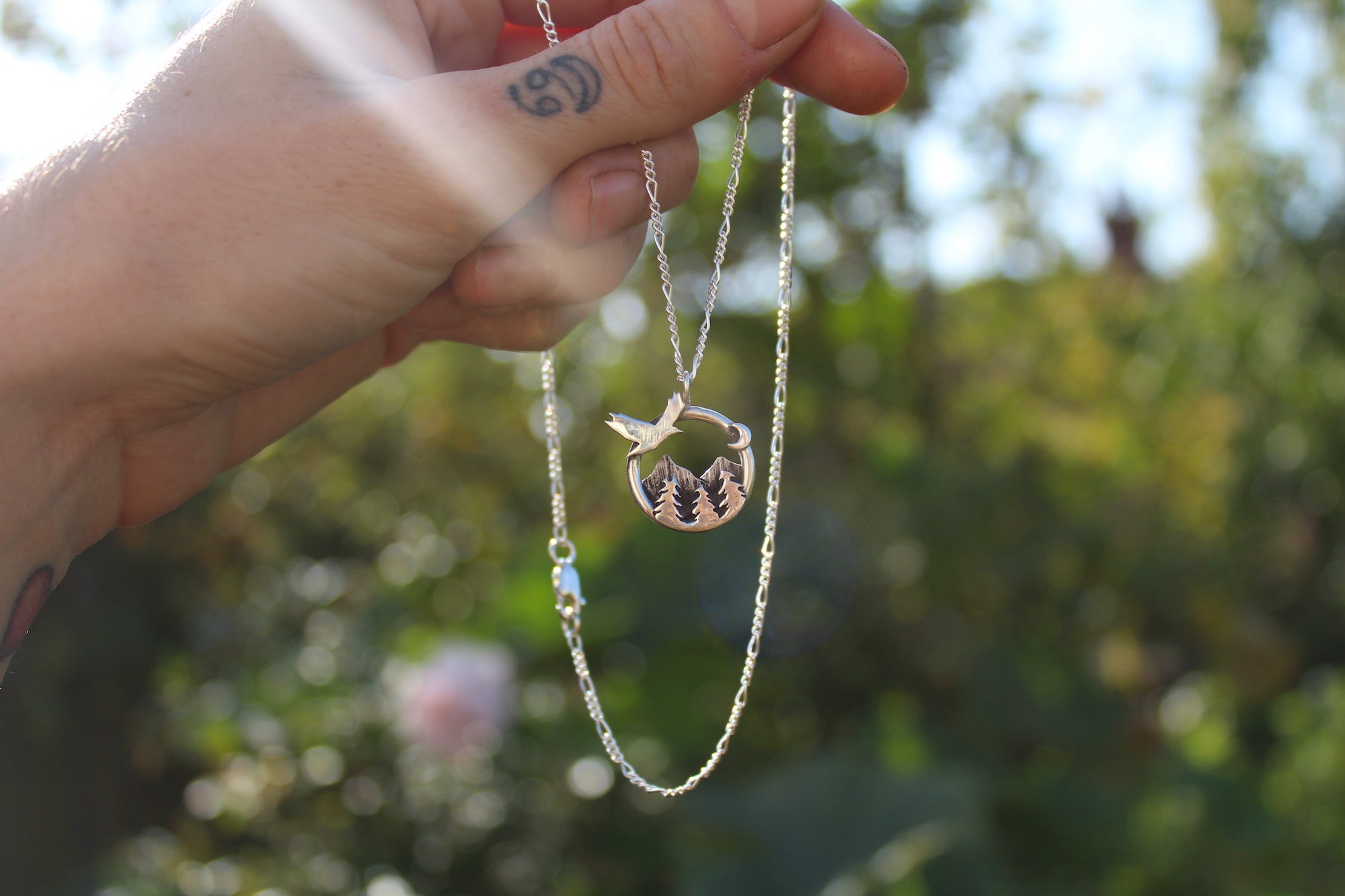 WILDERNESS WITHIN Handmade Sterling Silver Necklace