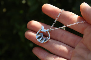WILDERNESS WITHIN Handmade Sterling Silver Necklace