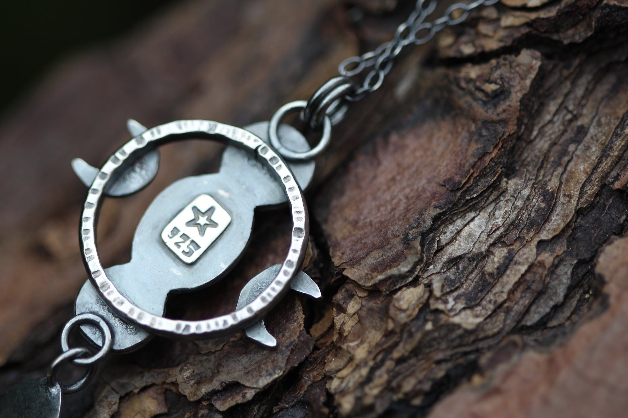 AS ABOVE, SO BELOW Necklace with Rainbow Moonstone & Lapis Lazuli
