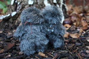 Wild Grey Wilderkin with Labradorite Necklace I