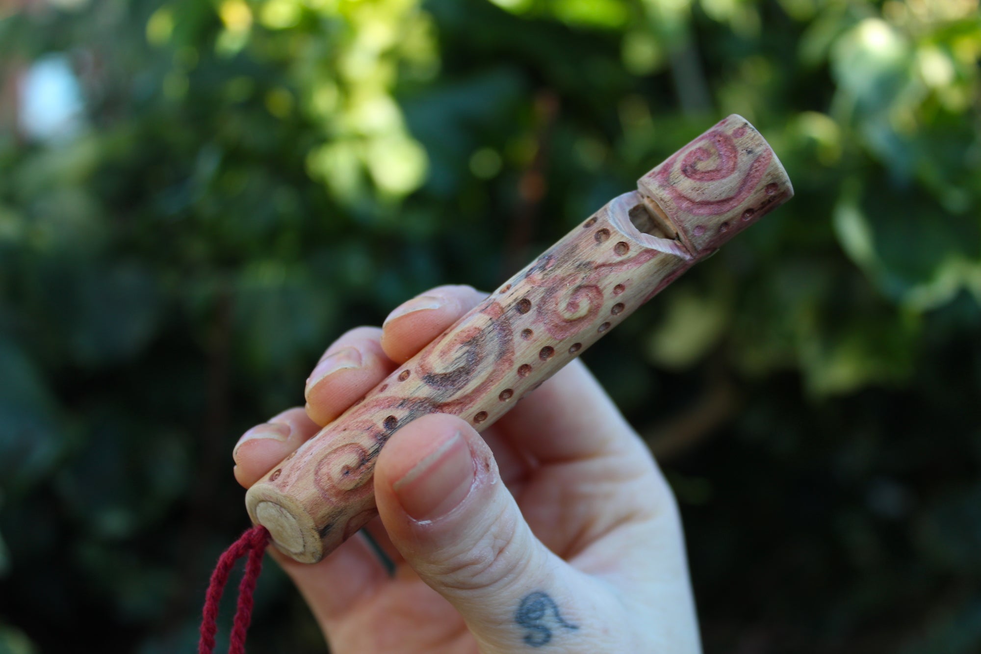 Beetroot Dyed Elder Wilderness Whistle