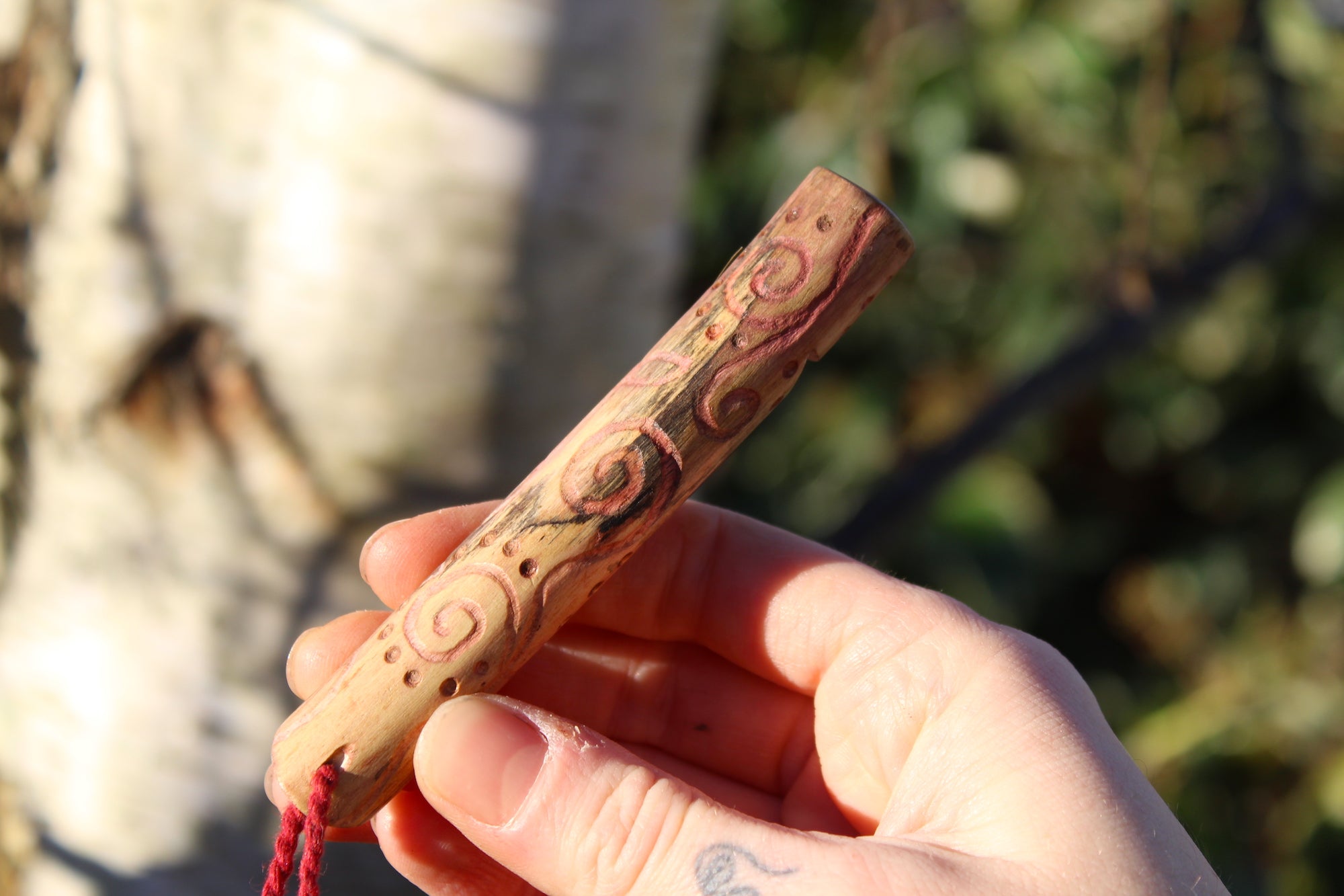 Beetroot Dyed Elder Wilderness Whistle