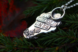 THE OLD ONES Handmade Turquoise Coffin & Sterling Silver Necklace