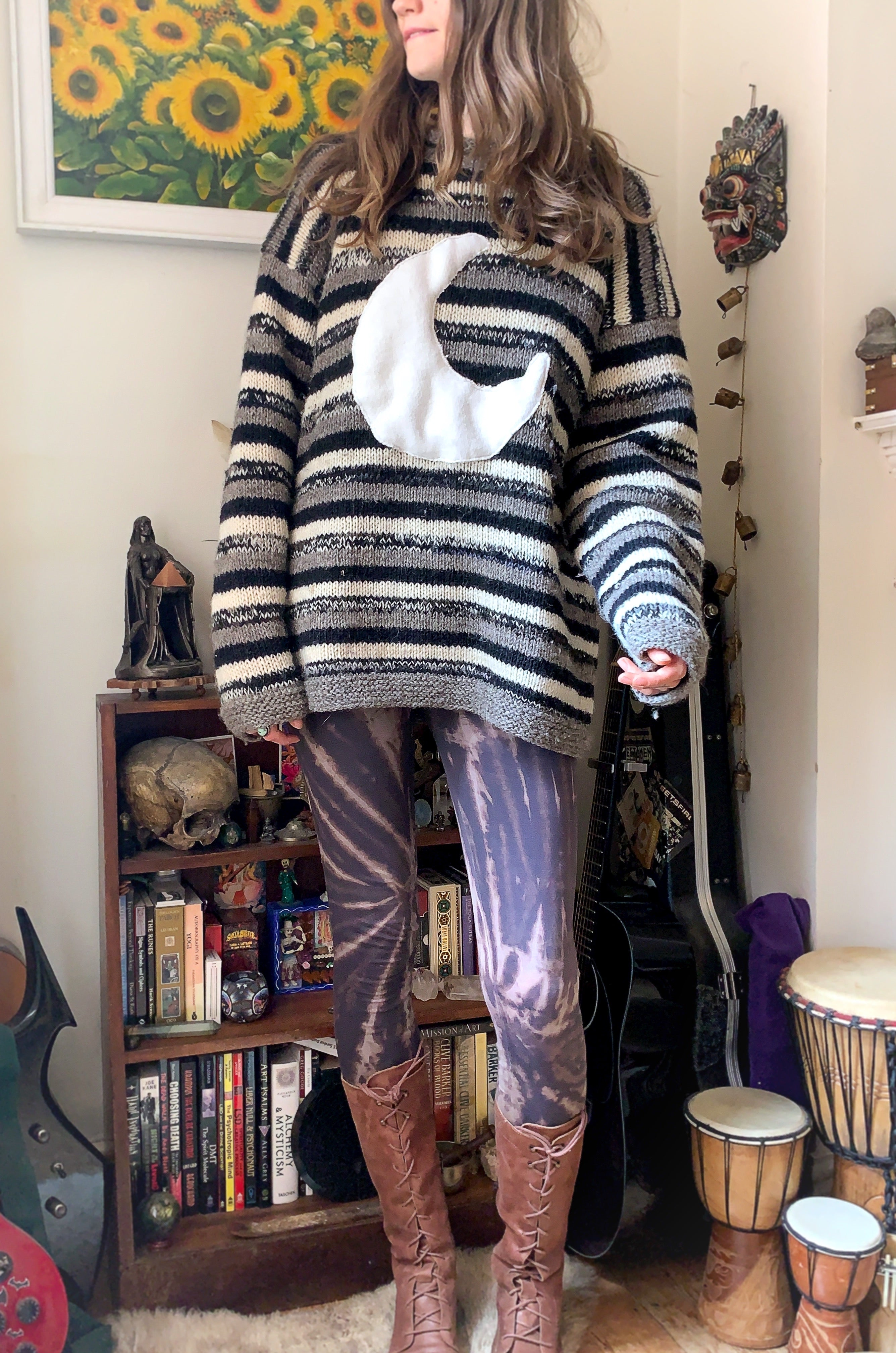 MOONLIGHT Reworked Fairtrade Knitted Wool Sweater